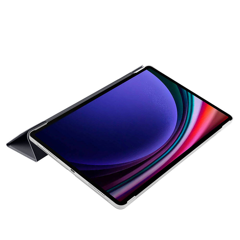 Galaxy Tab S9 FE Plus Zore Smart Cover Standlı 1-1 Kılıf Mavi