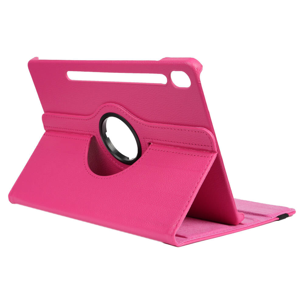 Galaxy Tab S9 FE Zore Dönebilen Standlı Kılıf Kırmızı