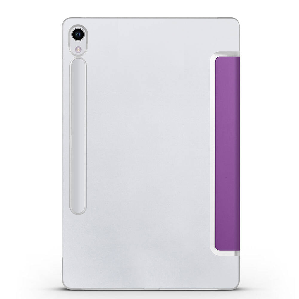 Galaxy Tab S9 FE Zore Smart Cover Standlı 1-1 Kılıf Gri