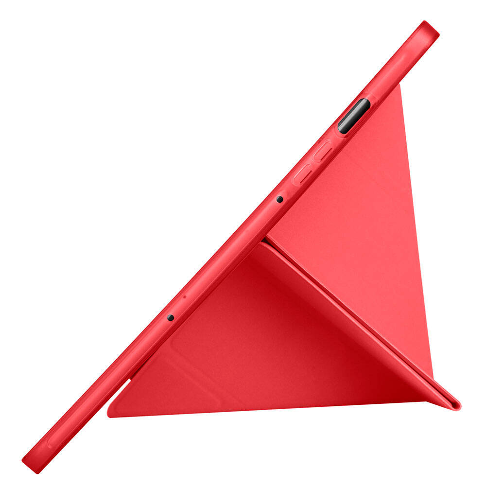 Galaxy Tab S9 Kılıf Zore Tri Folding Kalem Bölmeli Standlı Kılıf Lila