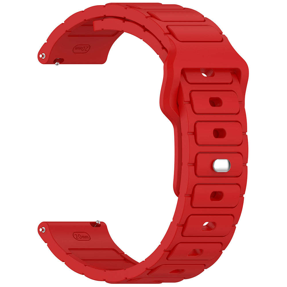 Galaxy Watch 46mm Zore KRD-132 22mm Silikon Kordon Strap Kayış Koyu Yeşil