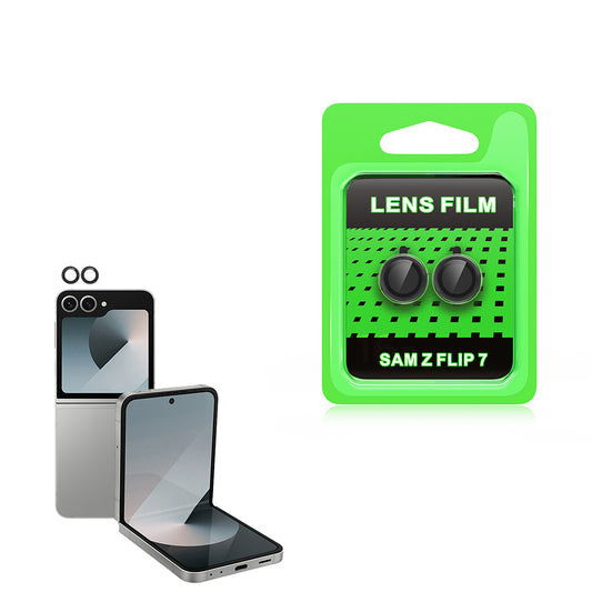 Galaxy Z Flip 7 Zore CL-07 Kamera Lens Koruyucu Siyah