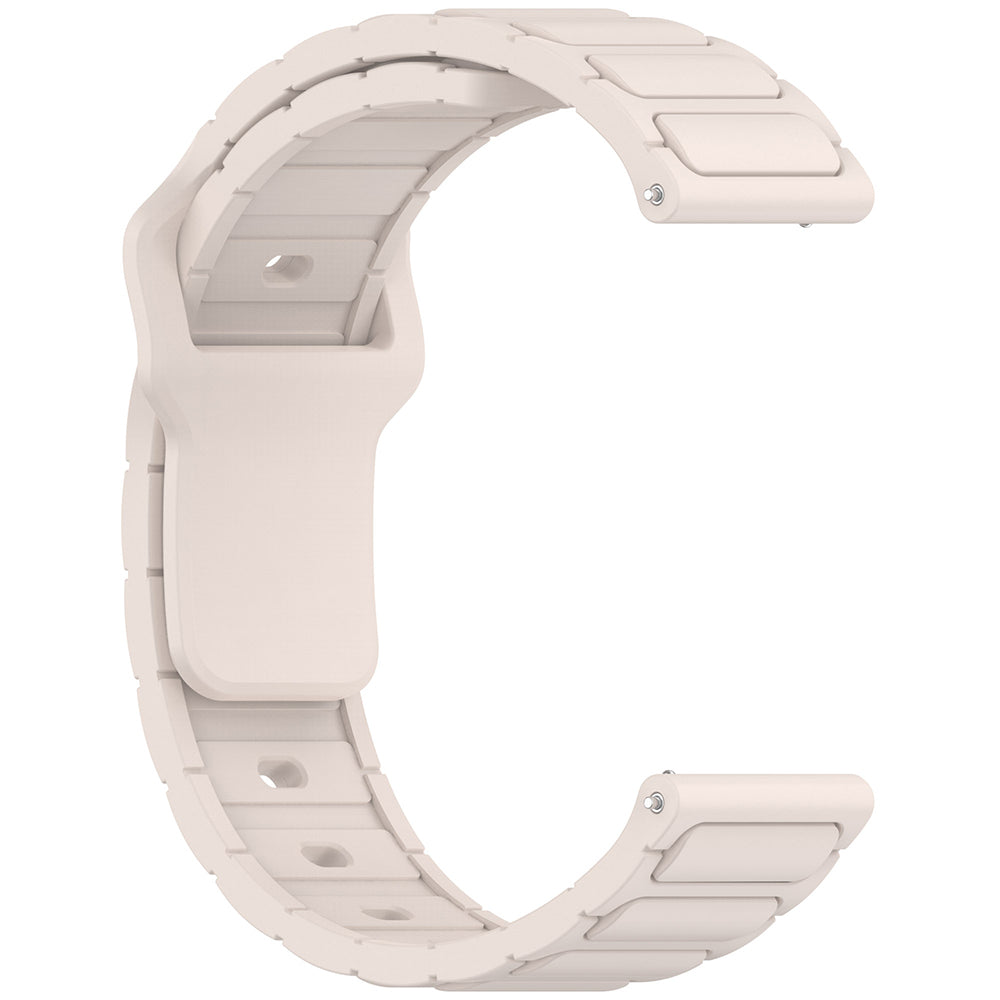 Gear S3 Zore KRD-132 22mm Silikon Kordon Strap Kayış Starlight