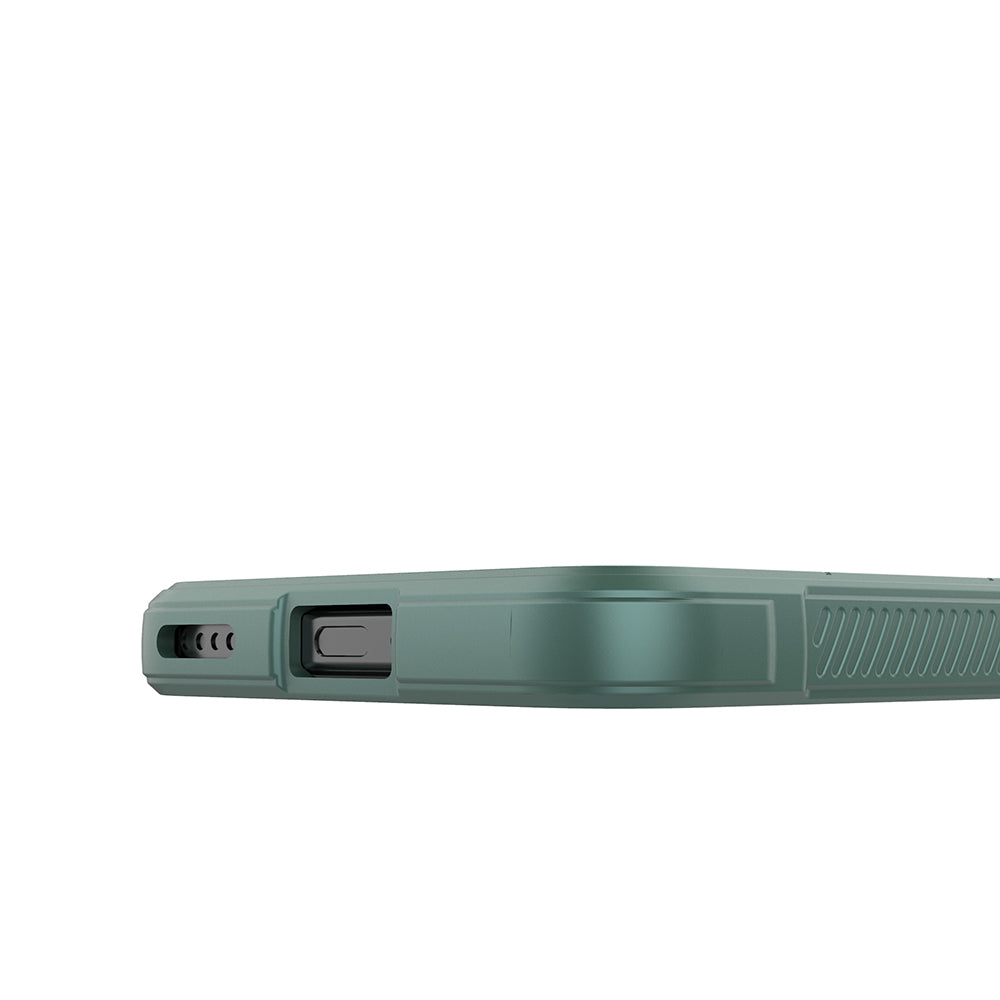 Honor 200 Kılıf Esnek TPU Oyuklu Arka Yüzey Tasarımlı Zore Etnik Silikon Kapak Koyu Yeşil