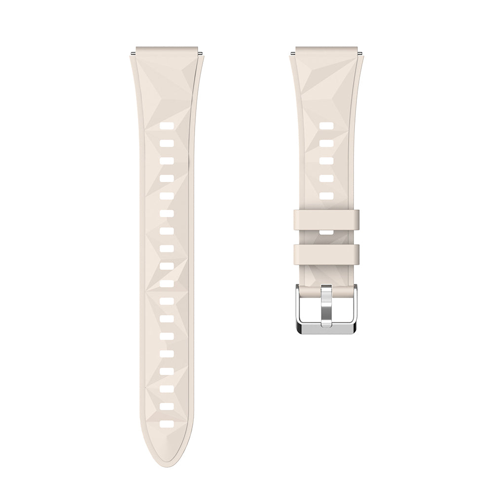 Huawei Watch GT5 Pro 42mm Zore KRD-129 Silikon Kordon Strap Kayış Buz Mavisi