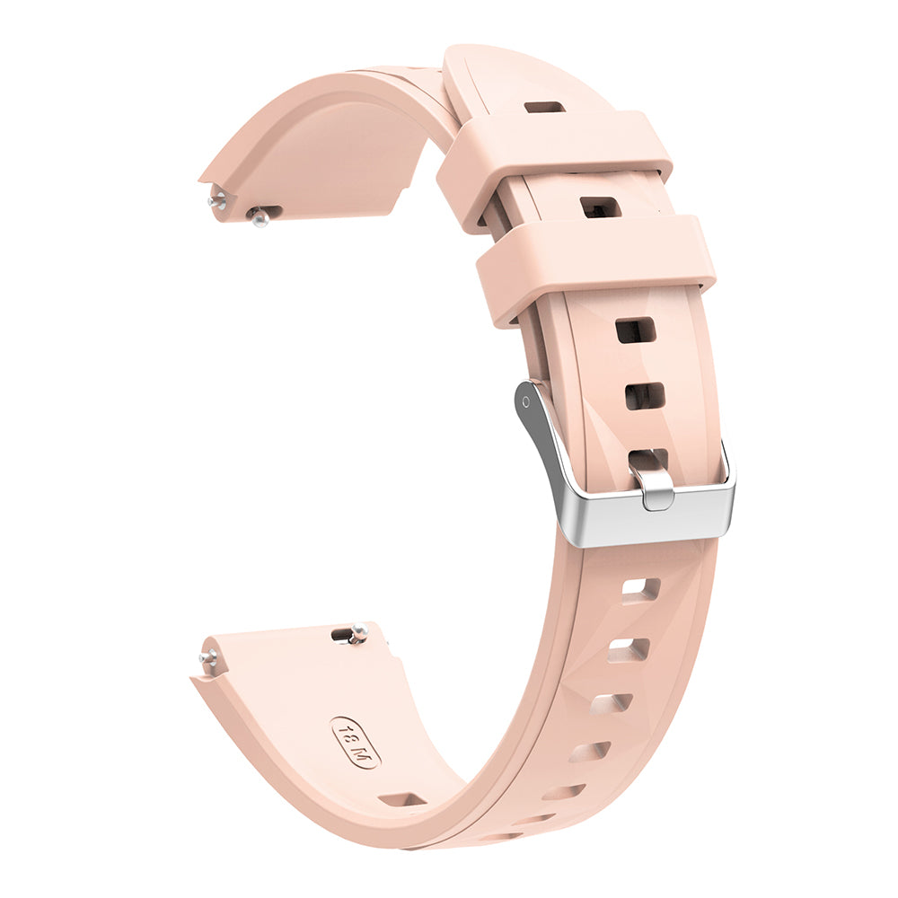 Huawei Watch GT5 Pro 42mm Zore KRD-129 Silikon Kordon Strap Kayış Beyaz