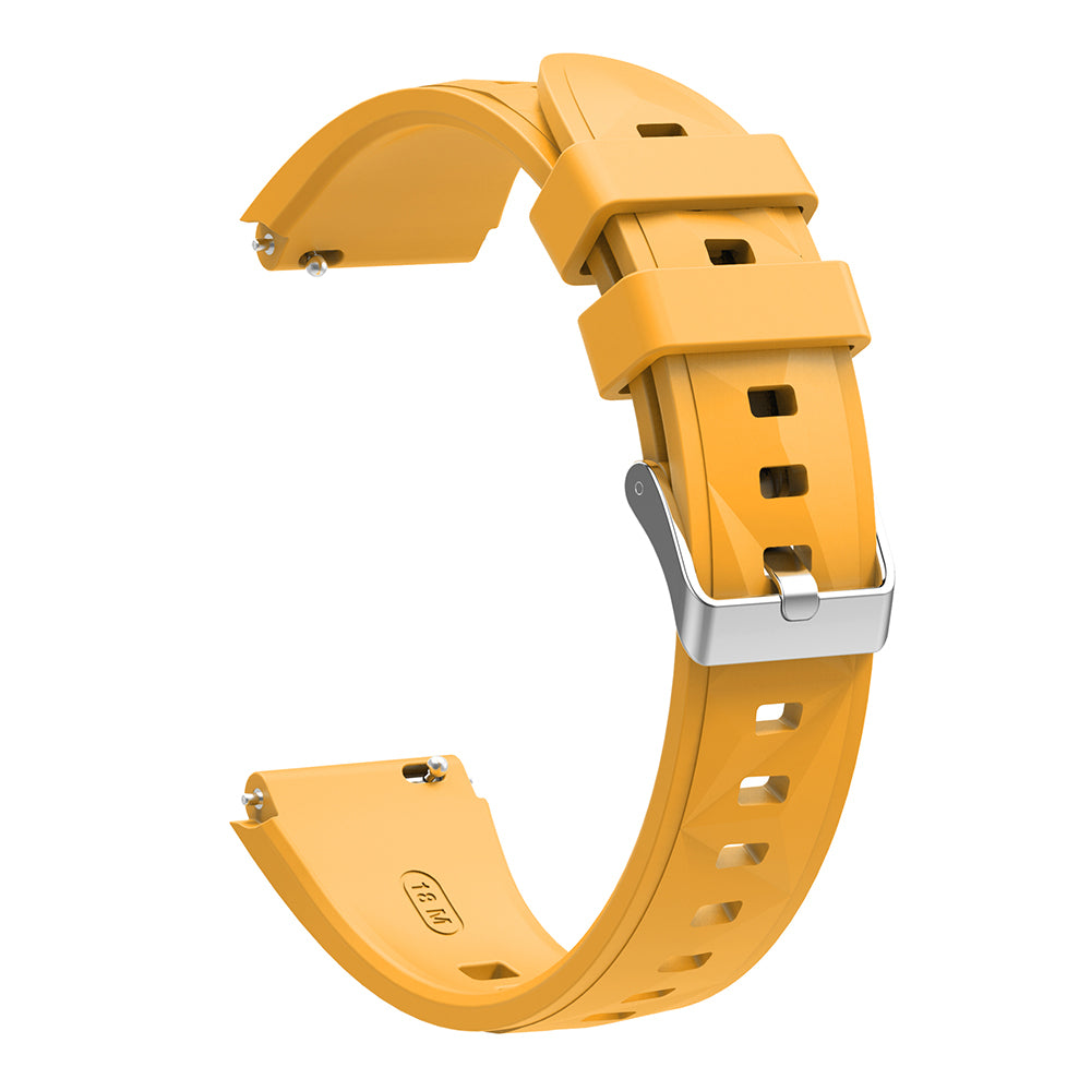 Huawei Watch GT5 Pro 42mm Zore KRD-129 Silikon Kordon Strap Kayış Buz Mavisi