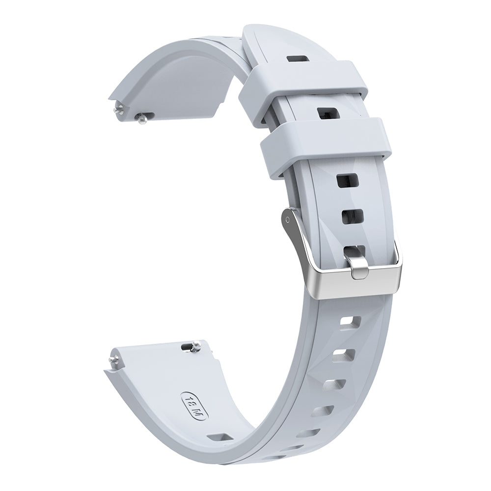 Huawei Watch GT5 Pro 42mm Zore KRD-129 Silikon Kordon Strap Kayış Beyaz