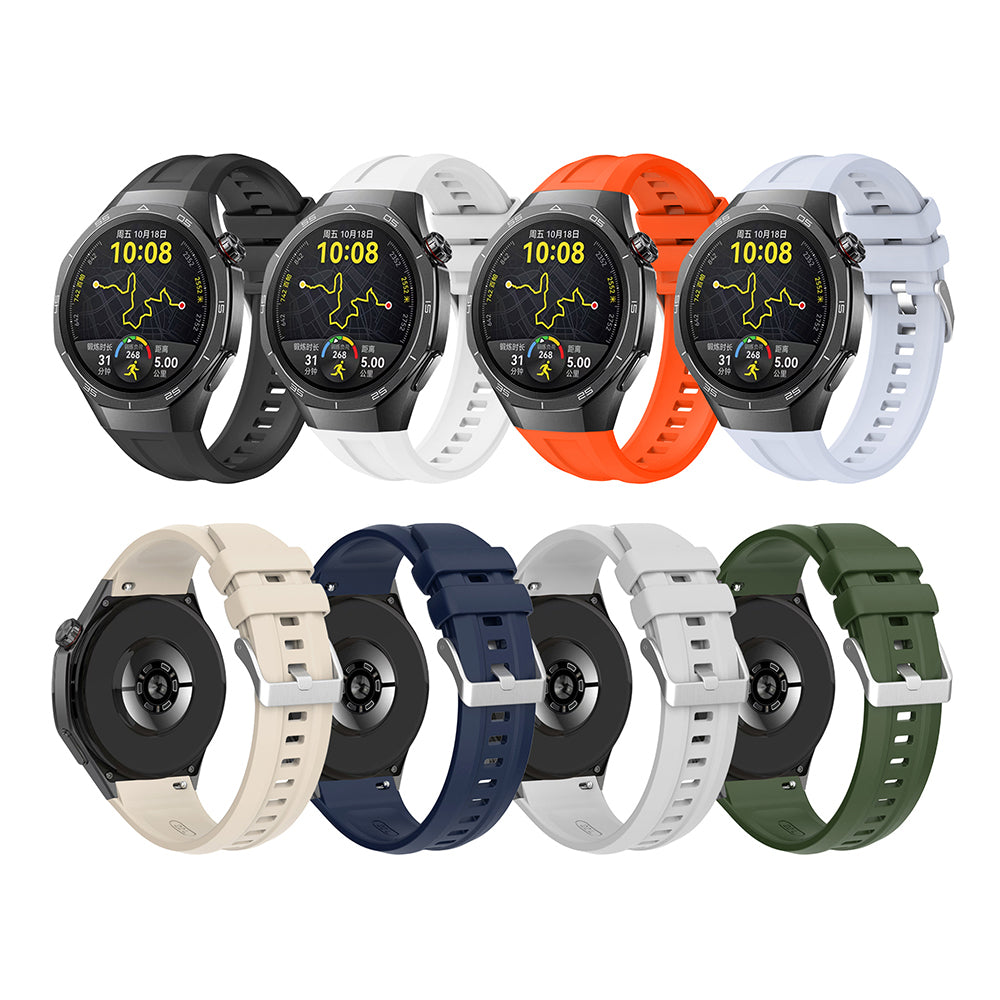 Huawei Watch GT5 Pro 46mm Zore KRD-130 Silikon Kordon Strap Kayış Siyah