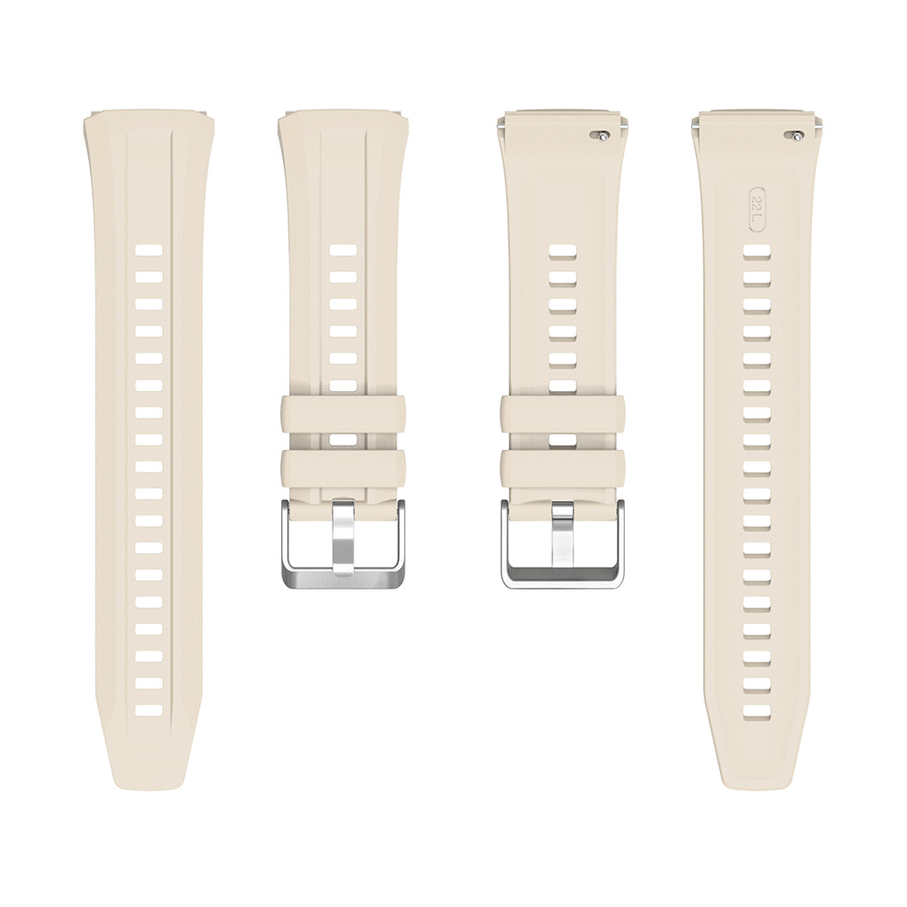 Huawei Watch GT5 Pro 46mm Zore KRD-130 Silikon Kordon Strap Kayış Beyaz