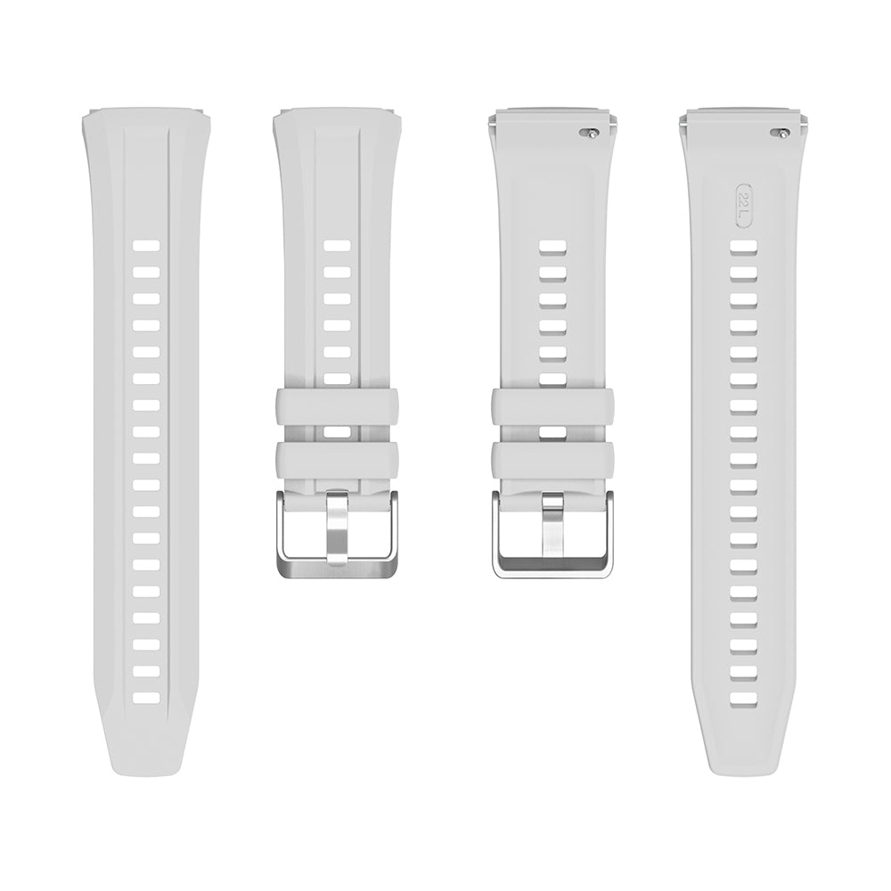 Huawei Watch GT5 Pro 46mm Zore KRD-130 Silikon Kordon Strap Kayış Buz Mavisi