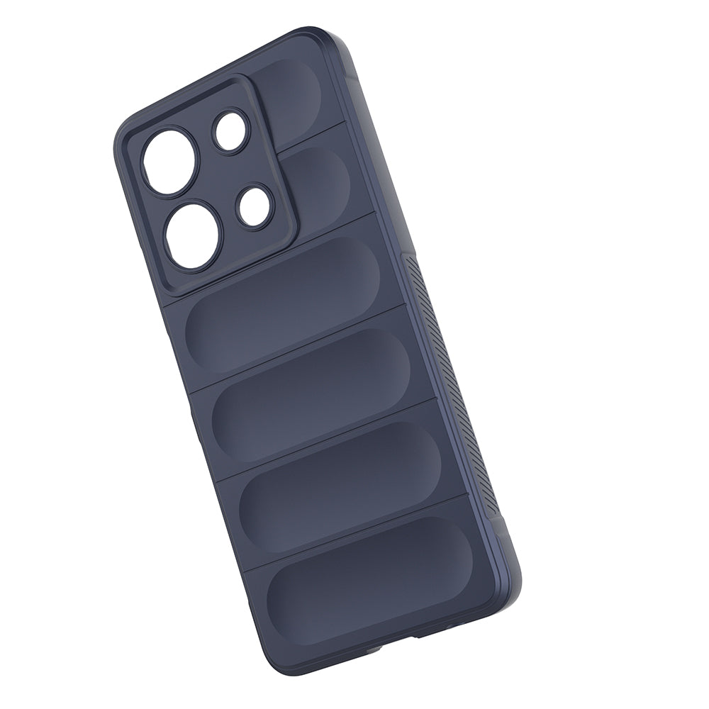 İnfinix Note 30 4G Kılıf Esnek TPU Oyuklu Arka Yüzey Tasarımlı Zore Etnik Silikon Kapak Siyah