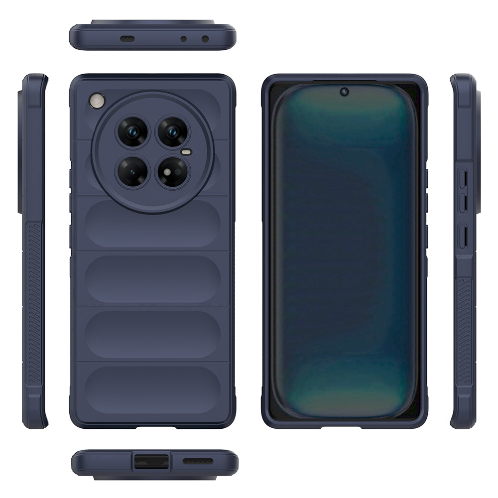 İnfinix Zero 40 5G Kılıf Esnek TPU Oyuklu Arka Yüzey Tasarımlı Zore Etnik Silikon Kapak Siyah