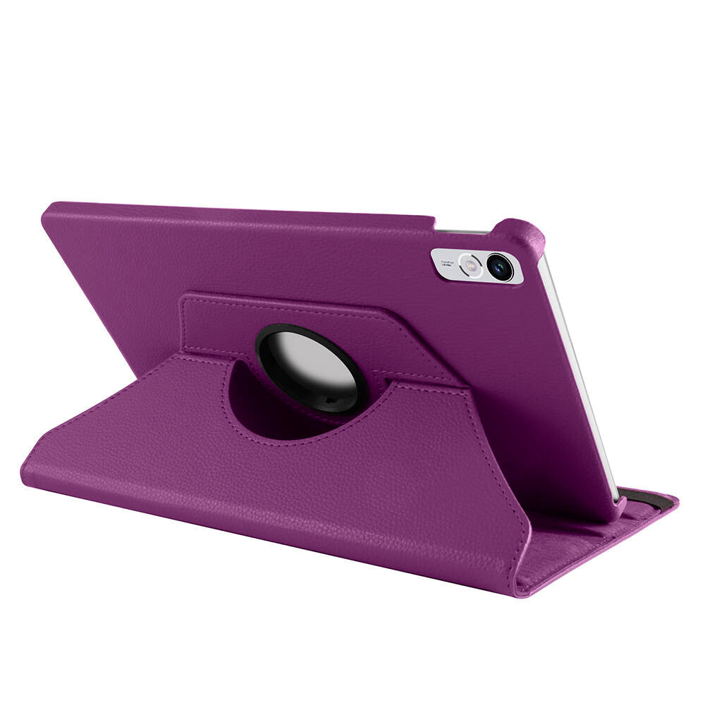 Lenovo Tab P11 11.5 (2.Nesil) TB350UF Zore Dönebilen Standlı Kılıf Kırmızı