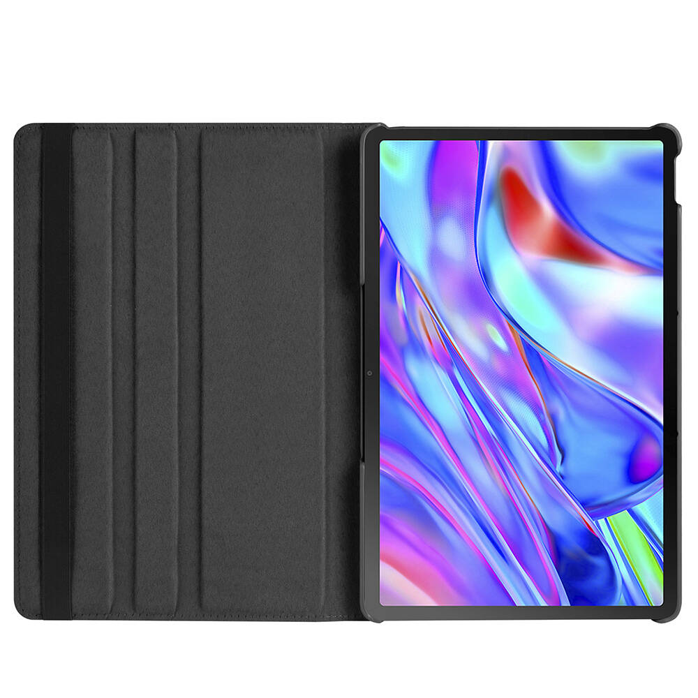 Lenovo Tab P11 11.5 (2.Nesil) TB350UF Zore Dönebilen Standlı Kılıf Pembe Koyu