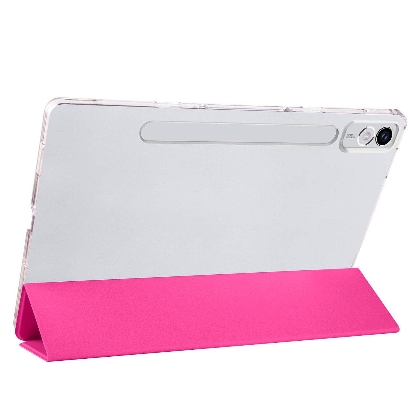 Lenovo Tab P12 Zore Smart Cover Standlı 1-1 Kılıf Kırmızı