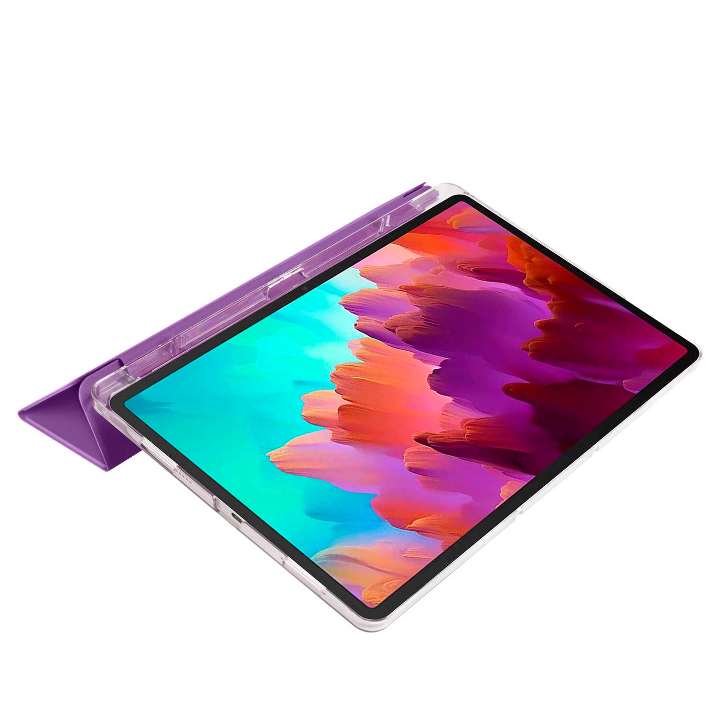 Lenovo Tab P12 Zore Smart Cover Standlı 1-1 Kılıf Pembe