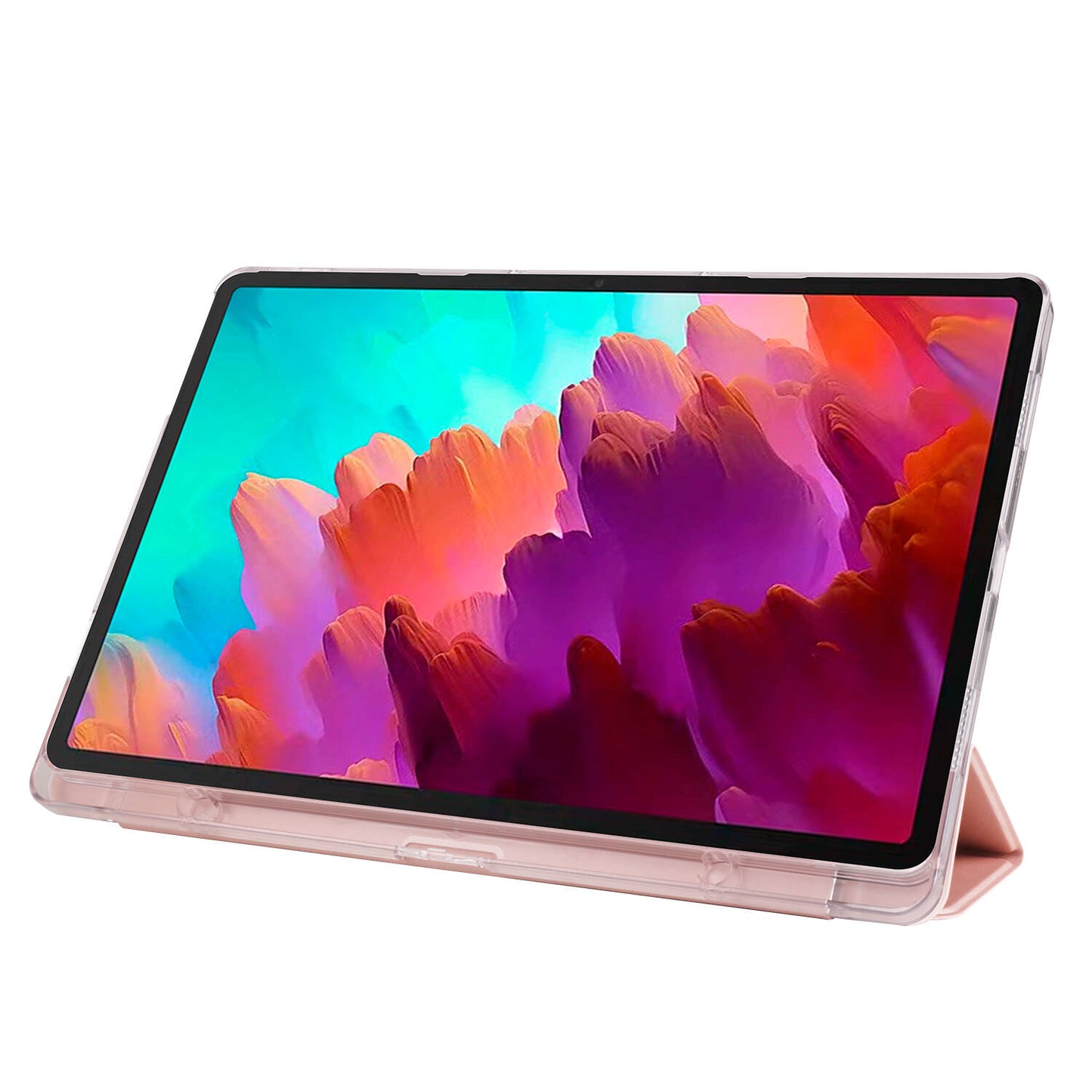 Lenovo Tab P12 Zore Smart Cover Standlı 1-1 Kılıf Mavi