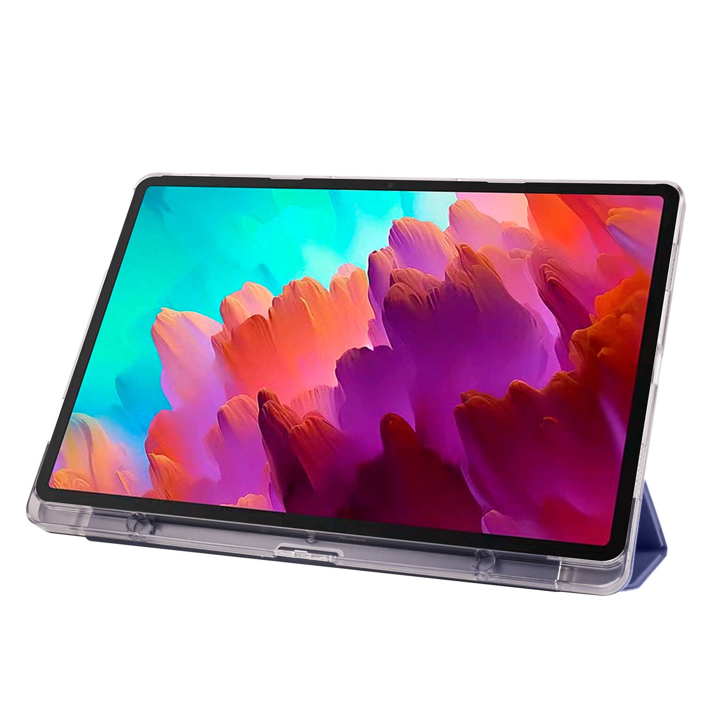 Lenovo Tab P12 Zore Smart Cover Standlı 1-1 Kılıf Rose Gold