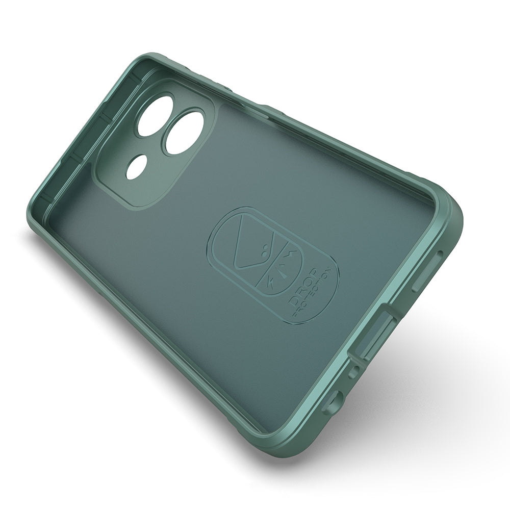 Oppo A3 Kılıf Esnek TPU Oyuklu Arka Yüzey Tasarımlı Zore Etnik Silikon Kapak Siyah