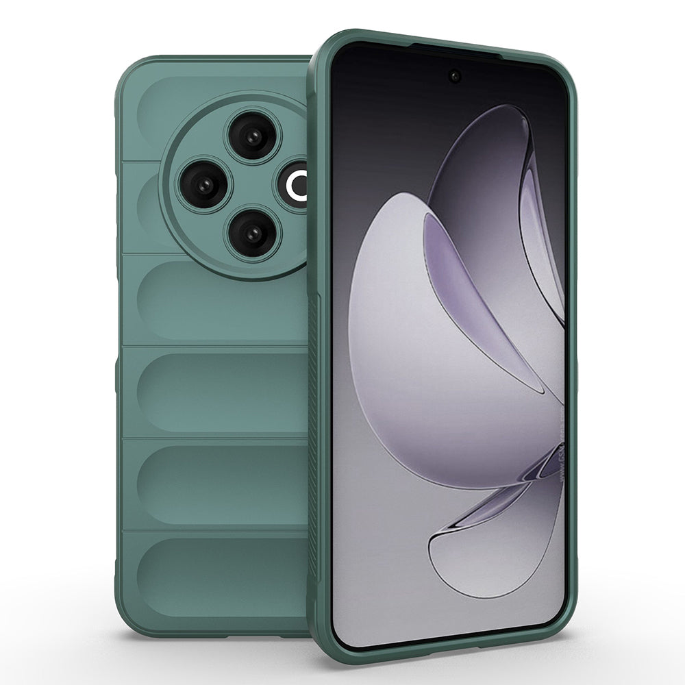 Tecno Spark 30C 4G Kılıf Esnek TPU Oyuklu Arka Yüzey Tasarımlı Zore Etnik Silikon Kapak Lacivert