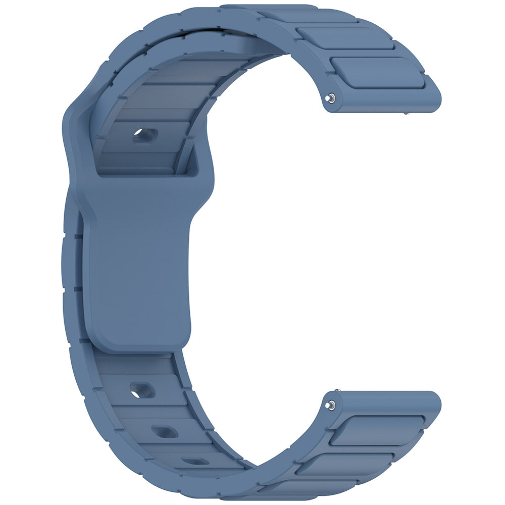 Xiaomi Amazfit Pace Zore KRD-132 22mm Silikon Kordon Strap Kayış Mavi