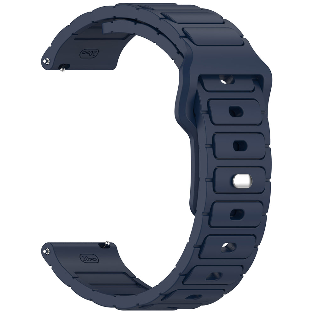 Xiaomi Amazfit Pace Zore KRD-132 22mm Silikon Kordon Strap Kayış Midnight