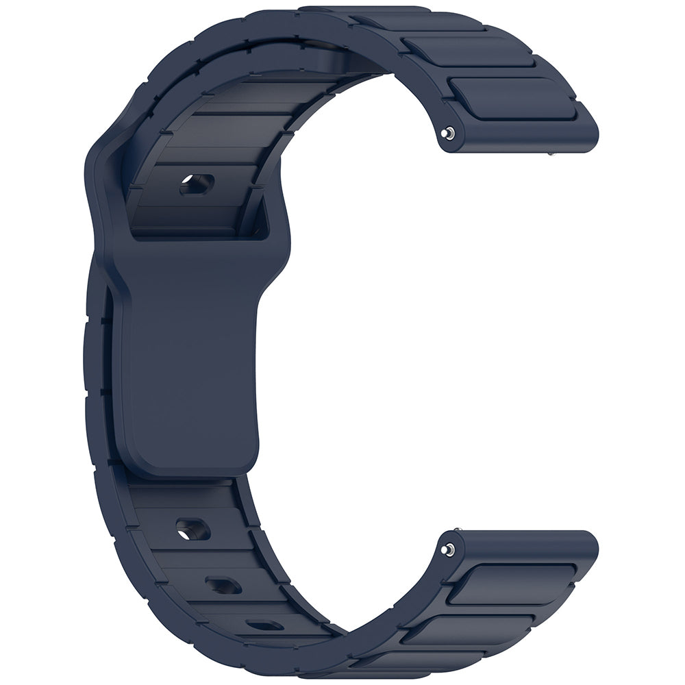 Xiaomi Amazfit Pace Zore KRD-132 22mm Silikon Kordon Strap Kayış Mavi