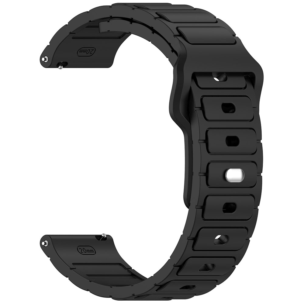 Xiaomi Amazfit Pace Zore KRD-132 22mm Silikon Kordon Strap Kayış Starlight