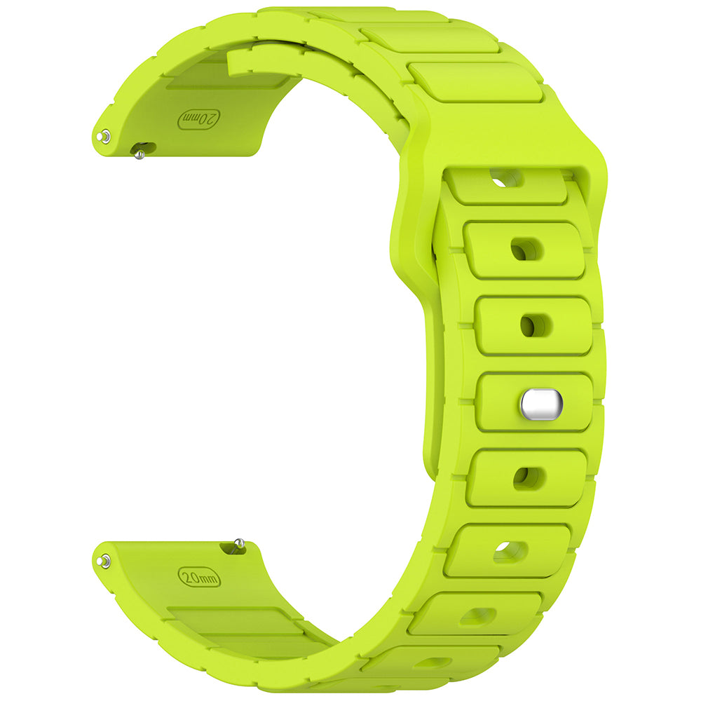 Xiaomi Amazfit Pace Zore KRD-132 22mm Silikon Kordon Strap Kayış Yeşil