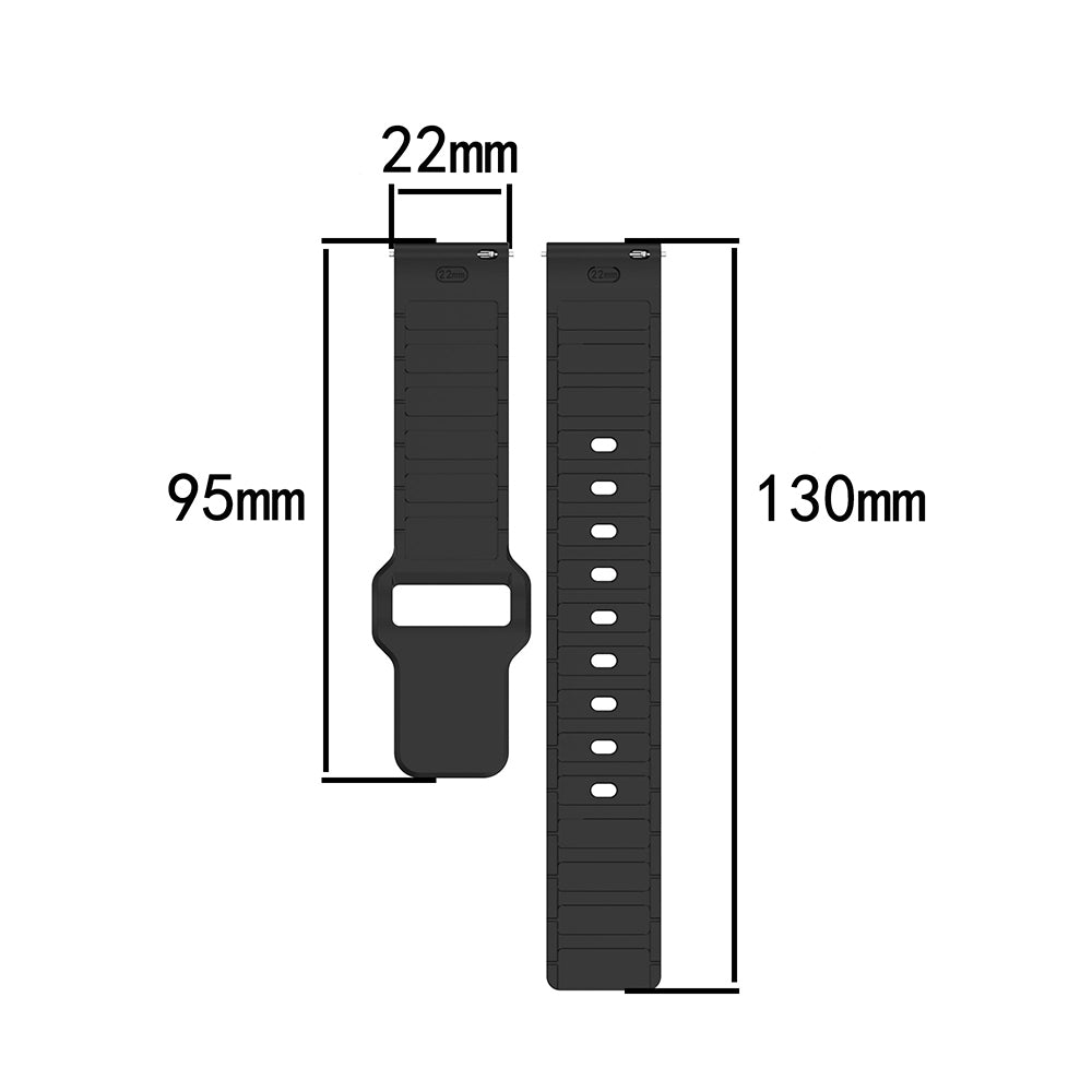 Xiaomi Amazfit Pace Zore KRD-132 22mm Silikon Kordon Strap Kayış Kırmızı