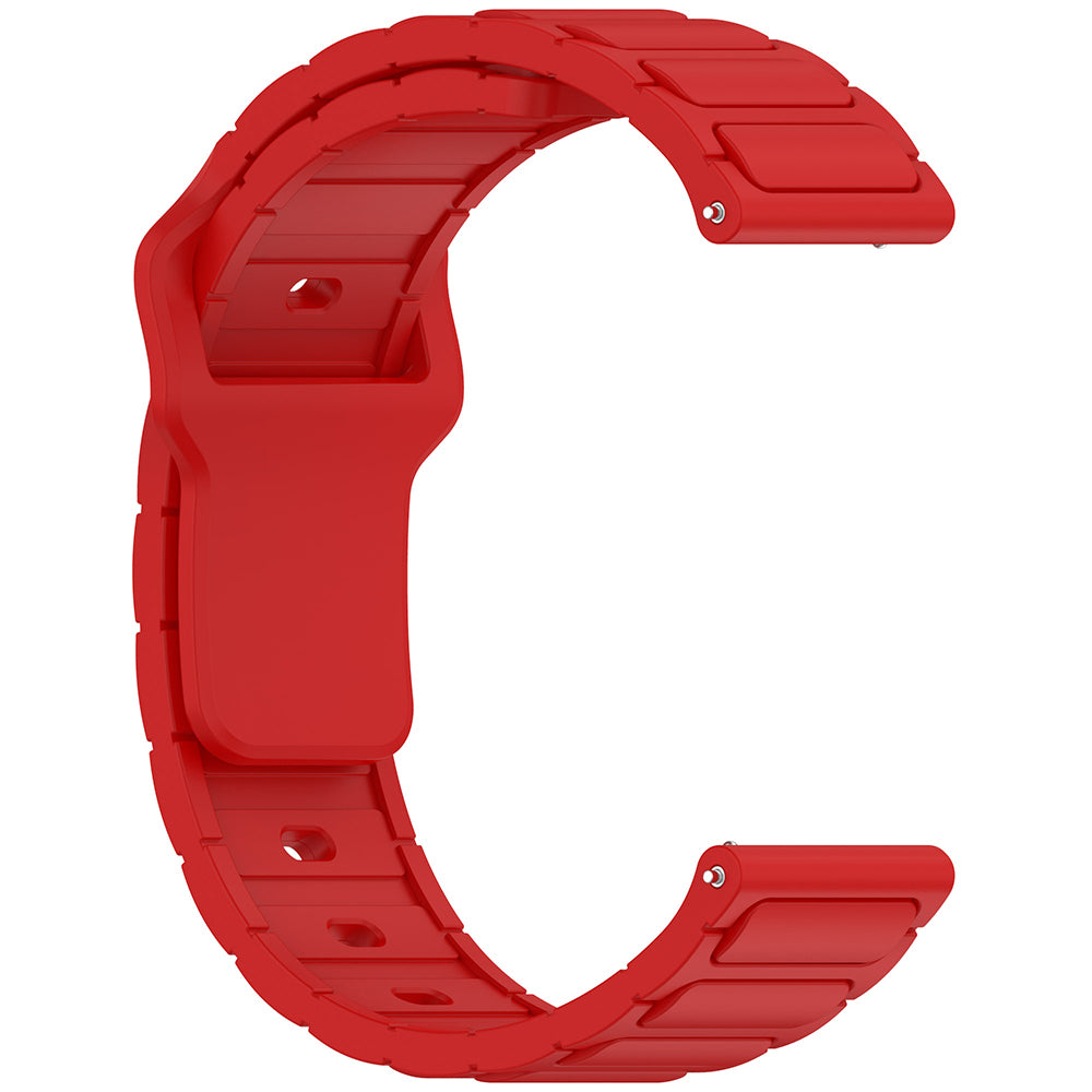 Xiaomi Amazfit Pace Zore KRD-132 22mm Silikon Kordon Strap Kayış Starlight