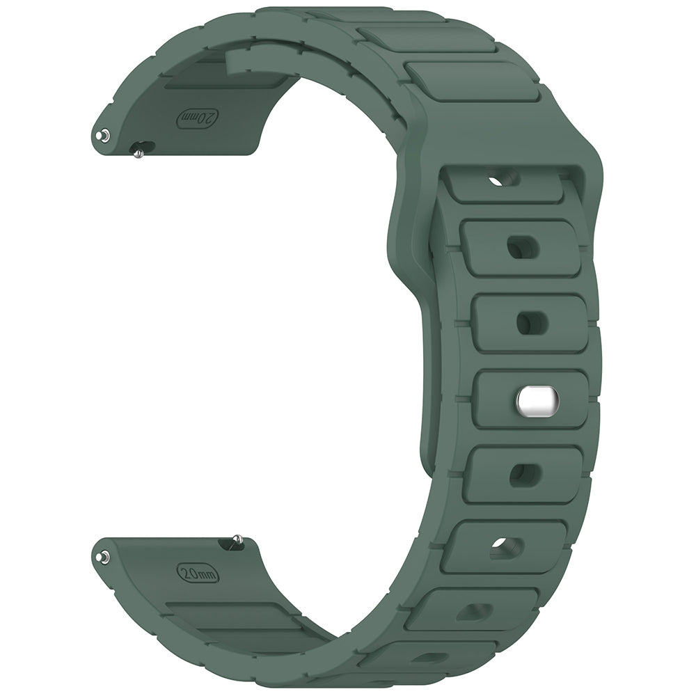 Xiaomi Amazfit Pace Zore KRD-132 22mm Silikon Kordon Strap Kayış Beyaz
