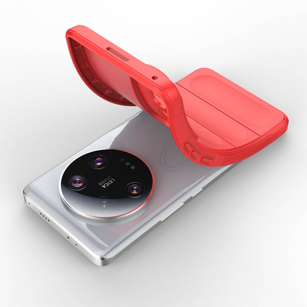 Xiaomi Mi 13 Ultra Kılıf Esnek TPU Oyuklu Arka Yüzey Tasarımlı Zore Etnik Silikon Kapak Lacivert