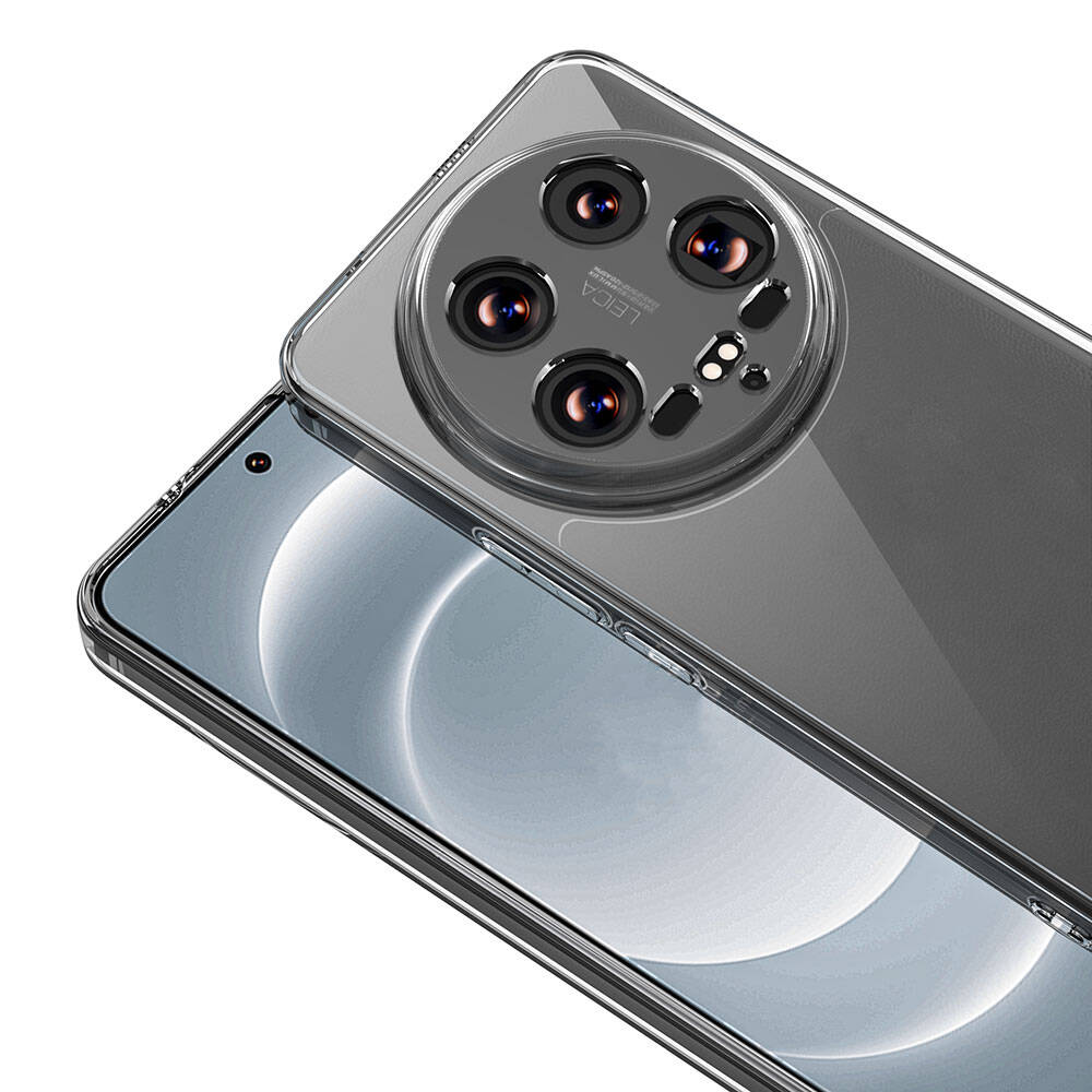 Xiaomi Mi 14 Ultra Kılıf Zore Süper Silikon Kapak Renksiz