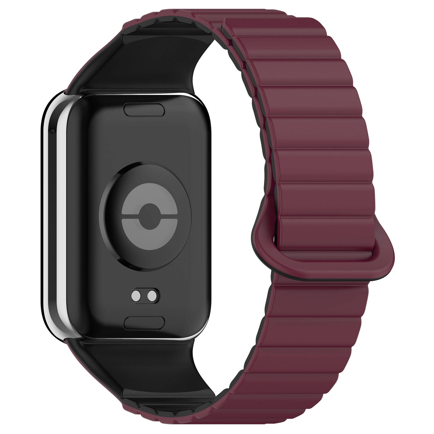 Xiaomi Mi Band 8 Pro Silikon Kordon Zore KRD-105 Strap Kayış Pembe-Turuncu