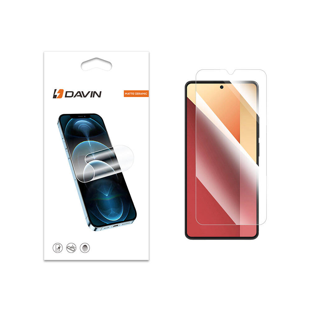 Xiaomi Poco M6 Pro 4G Davin Mat Seramik Ekran Koruyucu Siyah