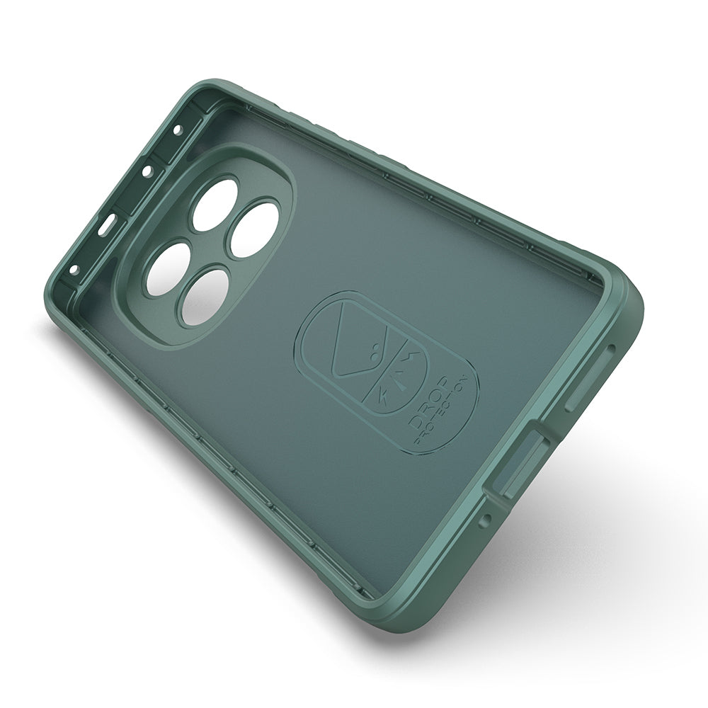 Xiaomi Poco X7 Kılıf Esnek TPU Oyuklu Arka Yüzey Tasarımlı Zore Etnik Silikon Kapak Siyah