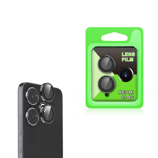 Xiaomi Redmi 13 4G Zore CL-07 Kamera Lens Koruyucu Siyah