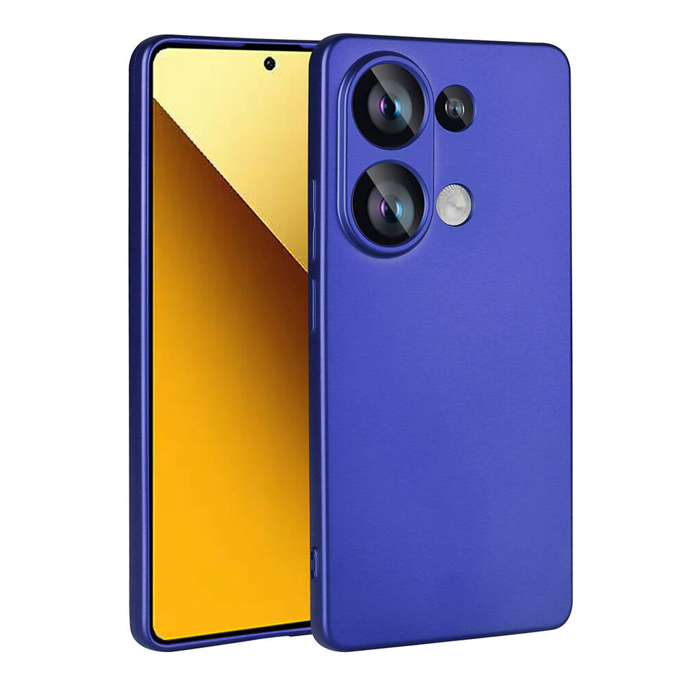 Xiaomi Redmi Note 13 4G Kılıf Zore Premier Silikon Kapak Saks Mavi