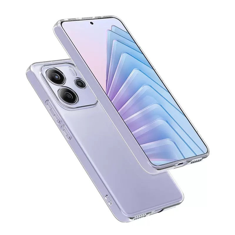Xiaomi Redmi Note 14 5G Kılıf Zore Süper Silikon Kapak Şeffaf