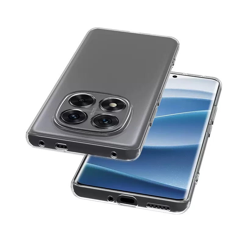 Xiaomi Redmi Note 14 Pro 4G Kılıf Zore Süper Silikon Kapak Şeffaf