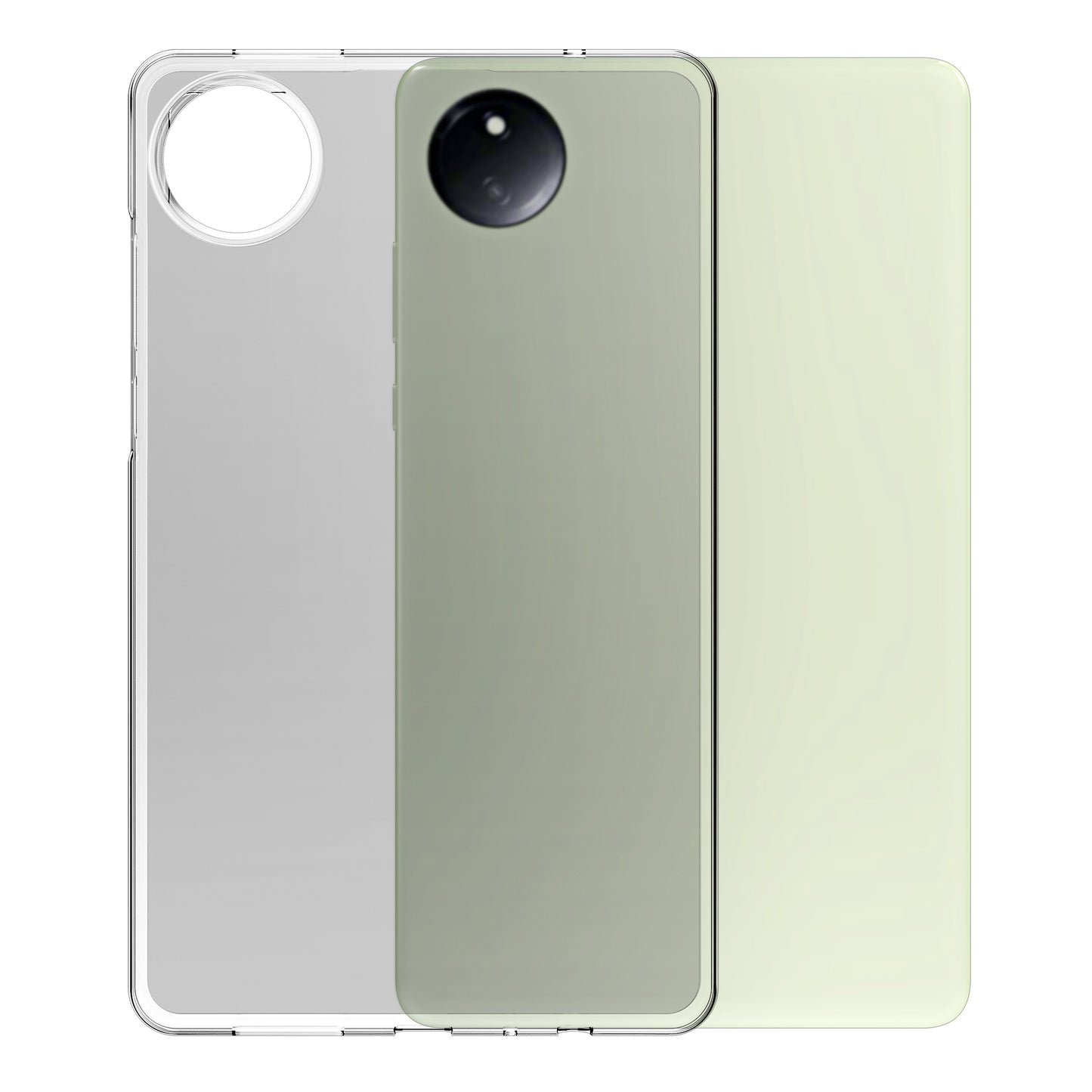 Xiaomi Redmi Pad SE 8.7 Kılıf Zore Tablet Süper Silikon Kapak Şeffaf