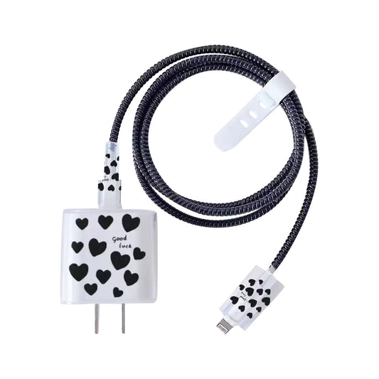 Zore iPhone 20W Şarj Aleti Koruyucu Figürlü Kılıf Siyah