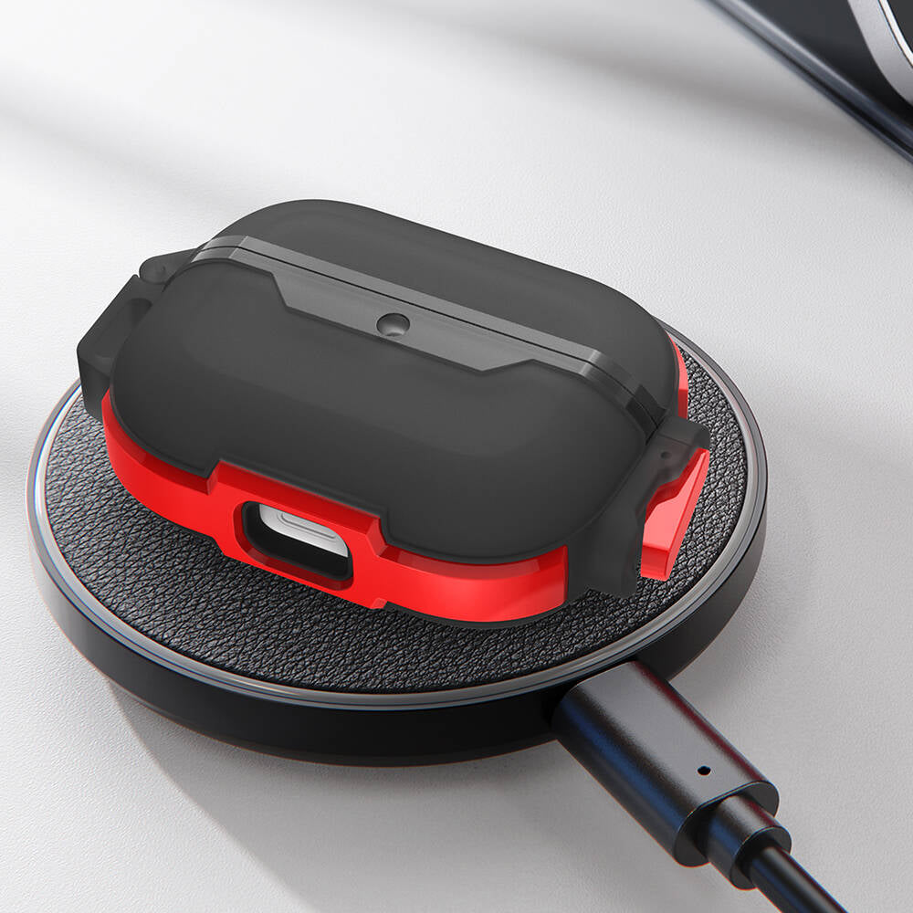 Apple Airpods 3. Nesil Zore Airbag 34 Darbelere Karşı Dayanıklı Kılıf Mor