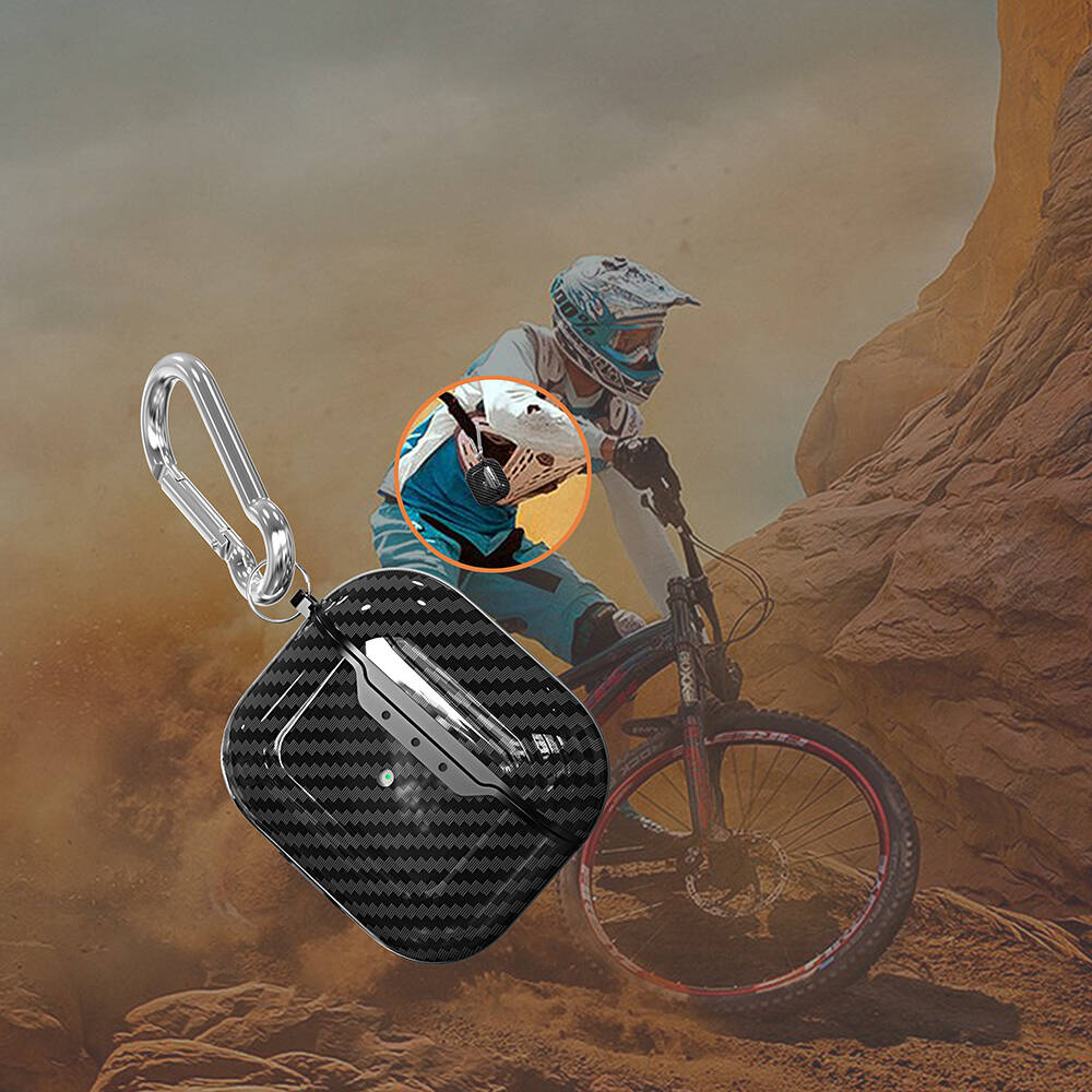 Apple Airpods 4 Kılıf Zore Airbag 05 Silikon Yeşil