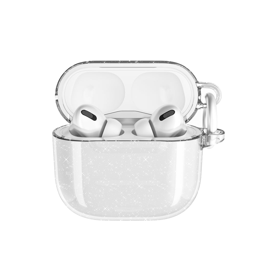 Apple Airpods 4 Zore Allstar Airbag 32 Parlayan Simli Saydam Renkli Kılıf Şeffaf