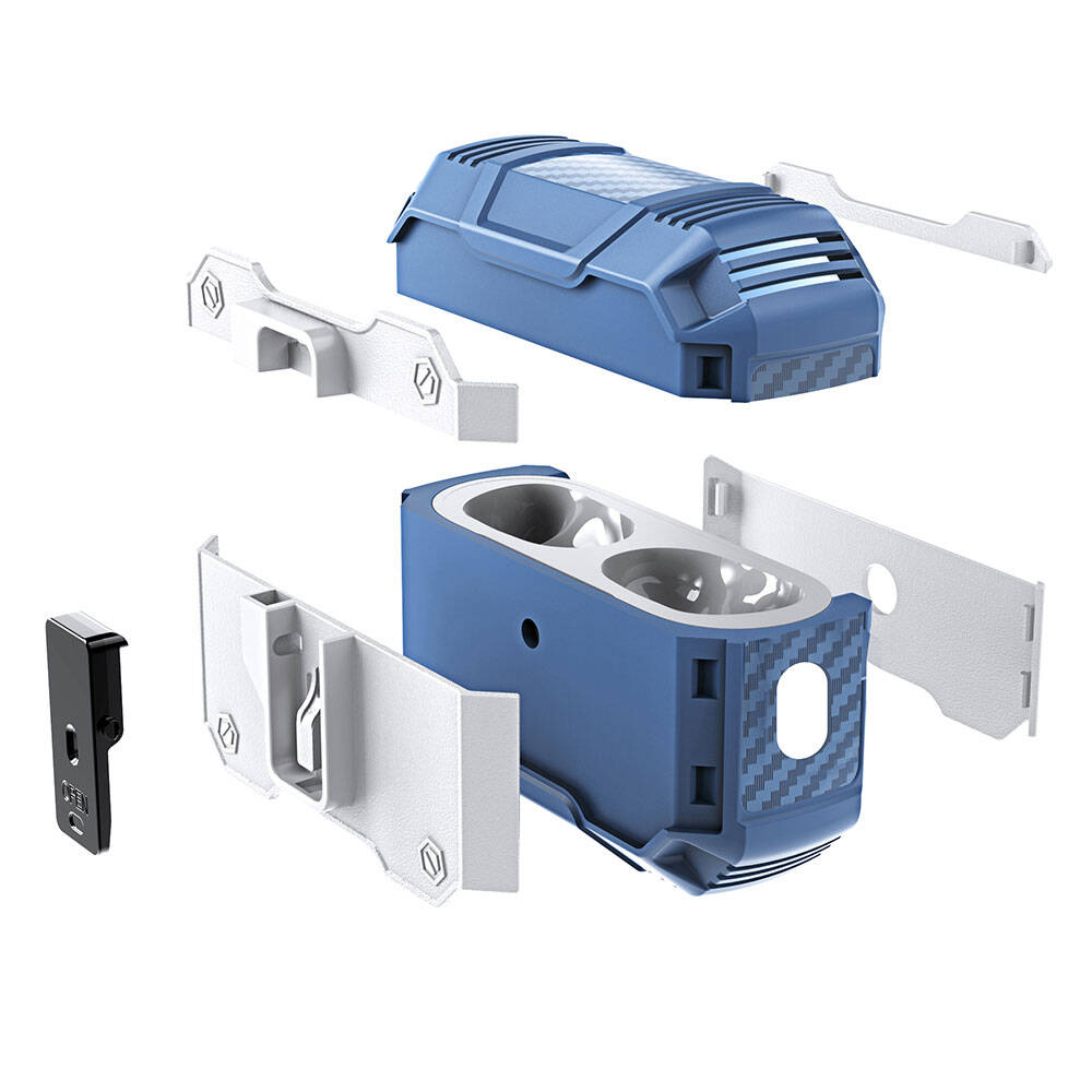 Apple Airpods Pro 2 Zore Airbag 35 Darbelere Karşı Dayanıklı Düğmeli Kılıf Yeşil