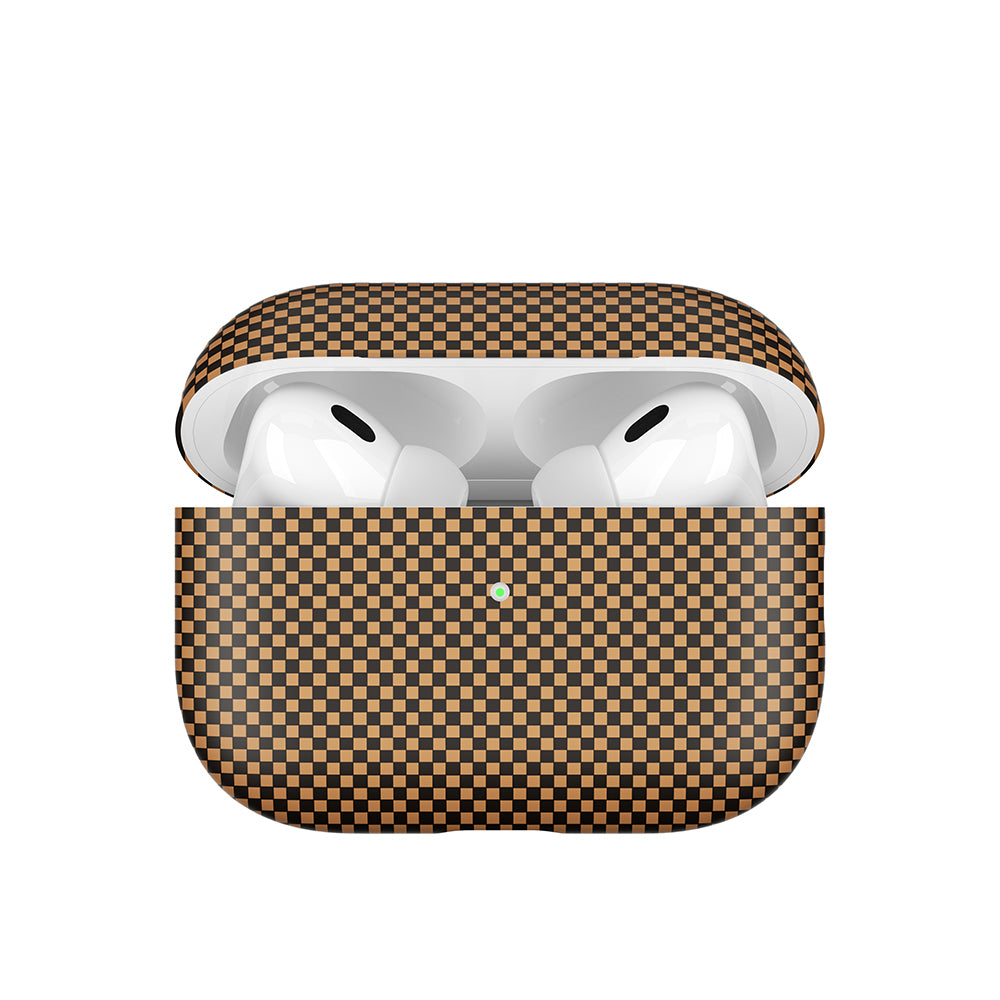 Apple Airpods Pro 2 Zore Airbag 43 600D Karbon Fiber Kulaklık Kılıfı Siyah