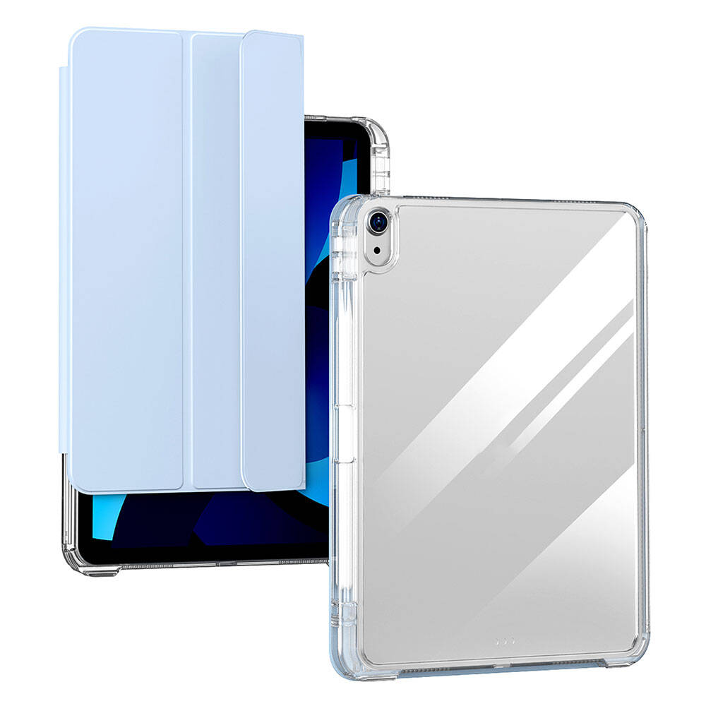 Apple iPad Air 11 2024 Kılıf Magnetik Ayrılabilen Airbagli Zore Sliding Tablet Kılıfı Koyu Yeşil